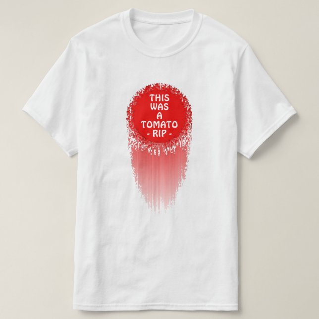 Camiseta Piada de tomate (Frente do Design)