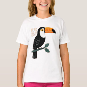 Camiseta Piada de Tucano Engraçada Bico Porque é Divertido