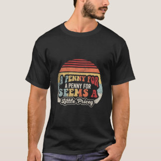 Camiseta Piada de Um Centavo por Seus Pensamentos