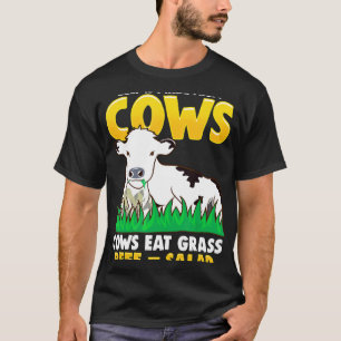 Camiseta Piada de Vacas Equivalem a Dieta de Salada