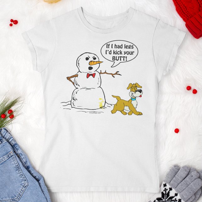 Camiseta Piada do boneco de neve (Criador carregado)