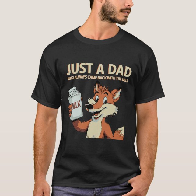 Camiseta Piada do Dia dos Pais sobre Pais que devolvem leit (Frente)