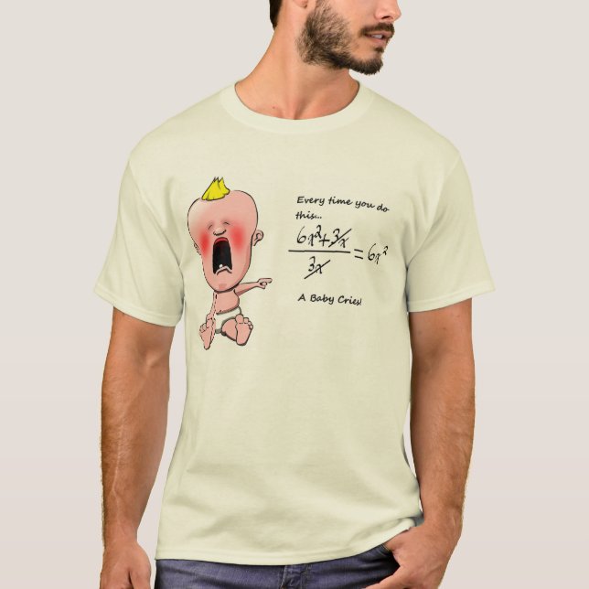 Camiseta Piada do erro da matemática (Frente)