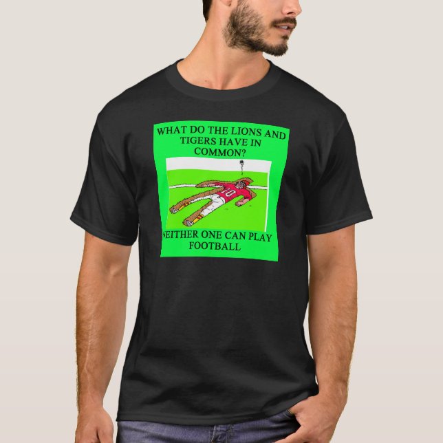 Camiseta piada do futebol de detroit (Frente)