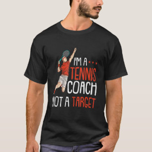 Camiseta Piada do jogador de Tênis engraçado e treinador de