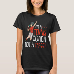 Camiseta Piada do jogador de Tênis engraçado e treinador de