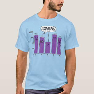 Camiseta Piada do nerd do geek da ciência da análise de