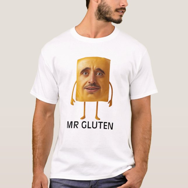 Camiseta Piada do Sr. Glúten Pão (Frente)