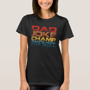 Camiseta Piada do Vintage Pai Carimbo como Piada do rolo de