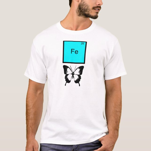 Camiseta Piada Elemento Borboleta de Ferro (Frente)