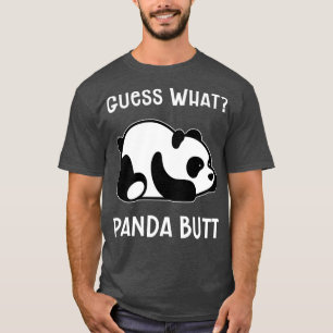 Camiseta Piada Engraçada Adivinha Que Bumbum De Panda