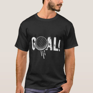 Camiseta Piada engraçada de gol de futebol quatro golfe
