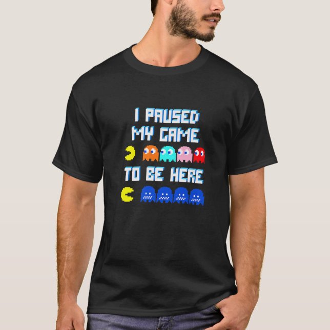Camiseta Piada Engraçada De Humor De Jogadores De Vídeo Eu  (Frente)