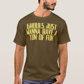 Camiseta Piada Engraçada Ghouts Sarcásticos Só Quer Ter Uma