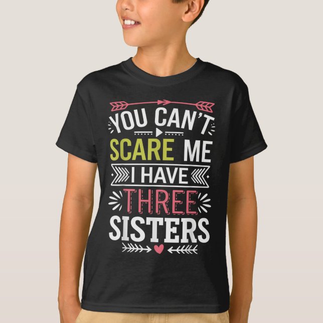 Camiseta Piada Engraçada Irmão, você não pode me matar. (Frente)
