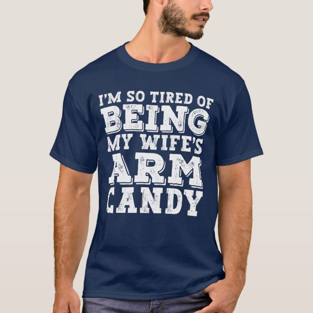 Camiseta Piada Engraçado Casal Casamento De Marido Presente (Frente)