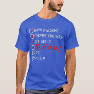 Camiseta Piada Engraçado de Humor Missionário
