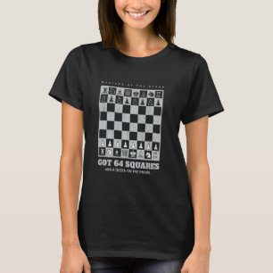 Camiseta Piada Engraçado do Xadrez, Xeque-mate