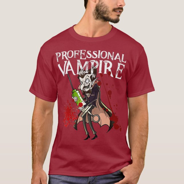 Camiseta Piada flebotomista Meme Vlad Dracula Gift (Frente)