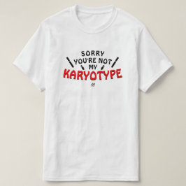 Camiseta Piada genética para geeks sobre cromossomos v2