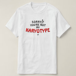Camiseta Piada genética para geeks sobre cromossomos v2.1