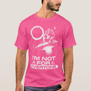 Camiseta Piada Gráfica De Macacos No Cosmos Para A Astronom