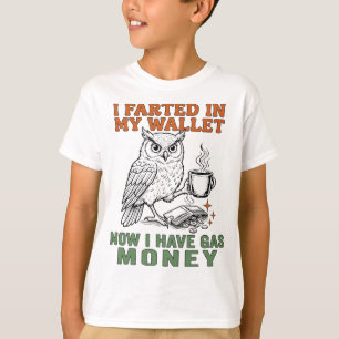 Camiseta Piada Hilária de Dinheiro para Gasolina para Vicia
