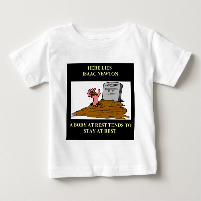 Camiseta piada isaac newton (Frente)