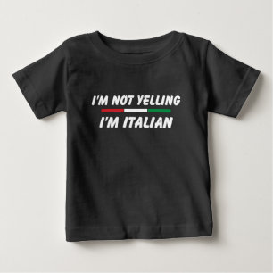 Camiseta Piada italiana engraçada, família italiana ameri