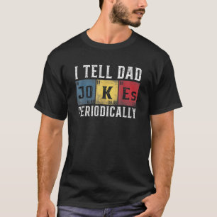 Camiseta Piada legal do Pai de Ciências Eu Digo Piadas Pais