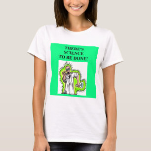 Camiseta piada louca do cientista