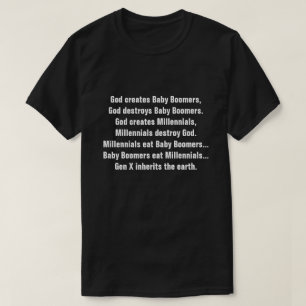 Camiseta Piada milenar DK do nascido no Baby Boom engraçad