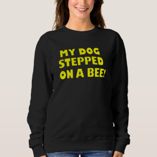 Camiseta Piada O Meu Cachorro Espalhou Numa Abelha