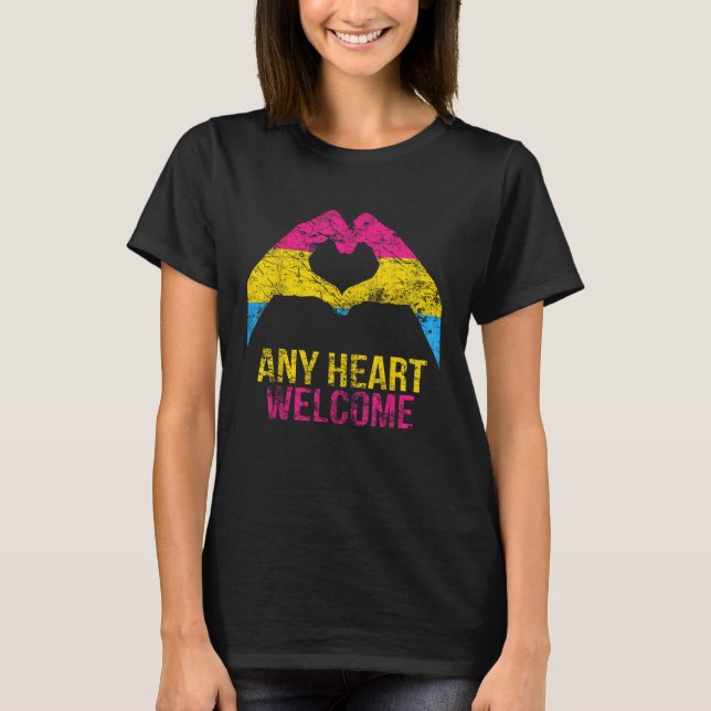 Camiseta Piada Pansexual Qualquer Sinalizador Pansexual Da  (Frente)