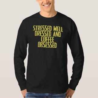 Camiseta Piada Sarcasiana Bem Vestido E Café Ob