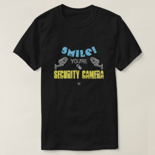 Camiseta Piada sarcástica da câmera de privacidade e segura