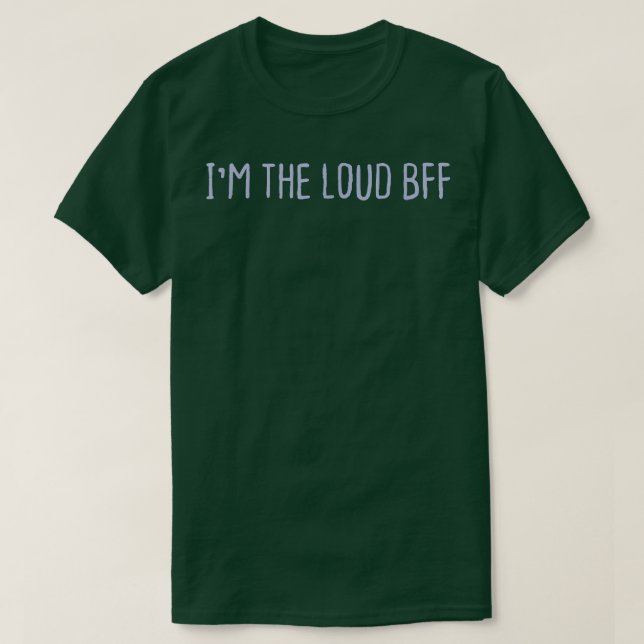 Camiseta Piada Sarcástica de cor engraçada Eu sou o Alto BF (Frente do Design)
