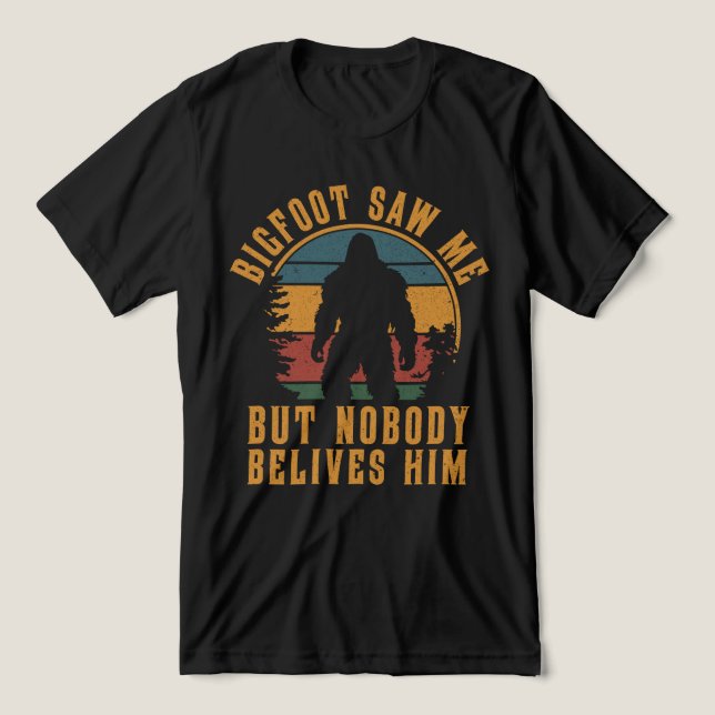 Camiseta Piada-Sasquatch Crente (Design frontal)