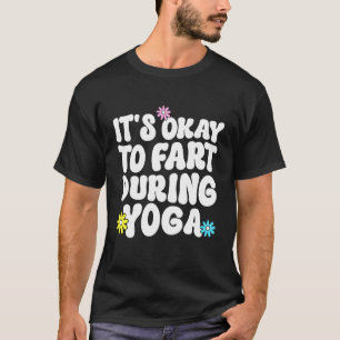 Camiseta Piada Yoga Meditação Retro É Okay Peidar Duri