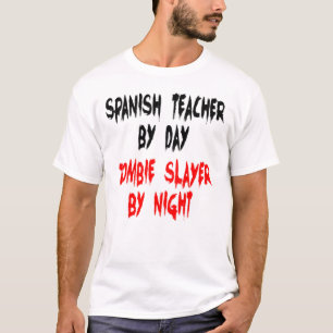 Camiseta Piada Zombie, professor espanhol