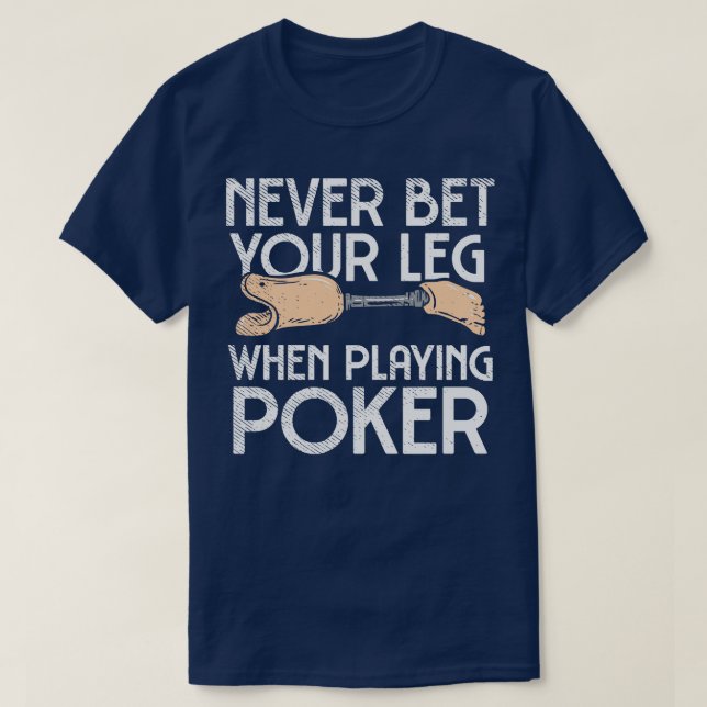 Camiseta Piadas de Amputeas na Perna (Frente do Design)
