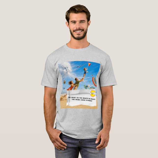 Camiseta Piadas de Embrulho de Chiclete (Frente Completa)