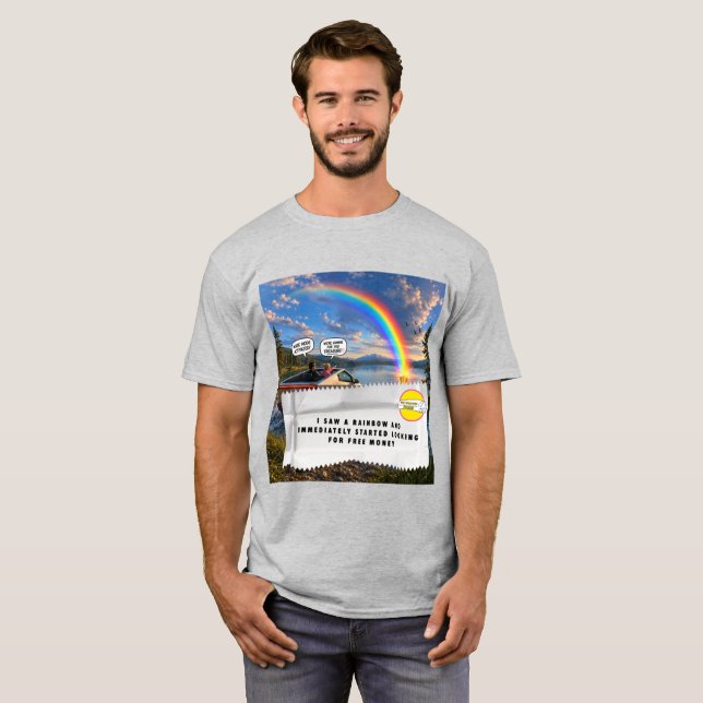 Camiseta Piadas de Embrulho de Chiclete (Frente Completa)