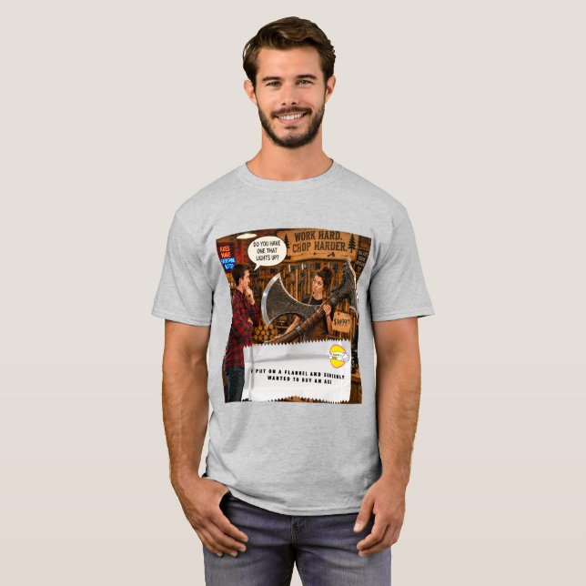 Camiseta Piadas de Embrulho de Chiclete (Frente Completa)