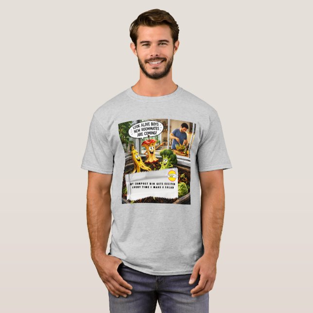 Camiseta Piadas de Embrulho de Chiclete (Frente Completa)