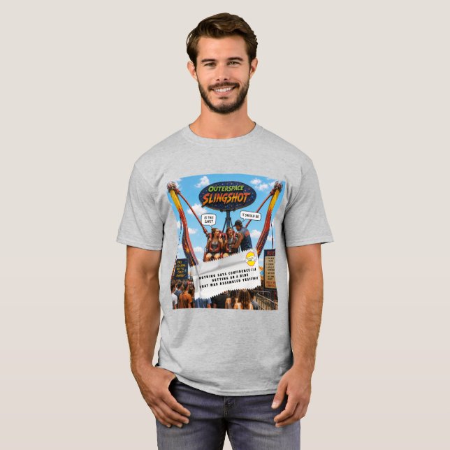Camiseta Piadas de Embrulho de Chiclete (Frente Completa)