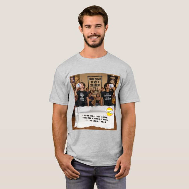 Camiseta Piadas de Embrulho de Chiclete (Frente Completa)