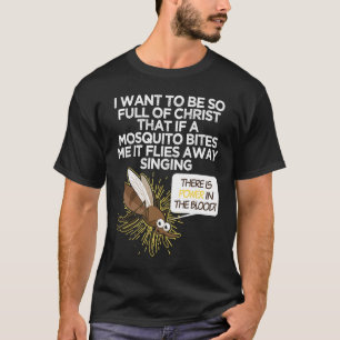 Camiseta Piadas de Mosquito Cristão Religiosas Cristãs