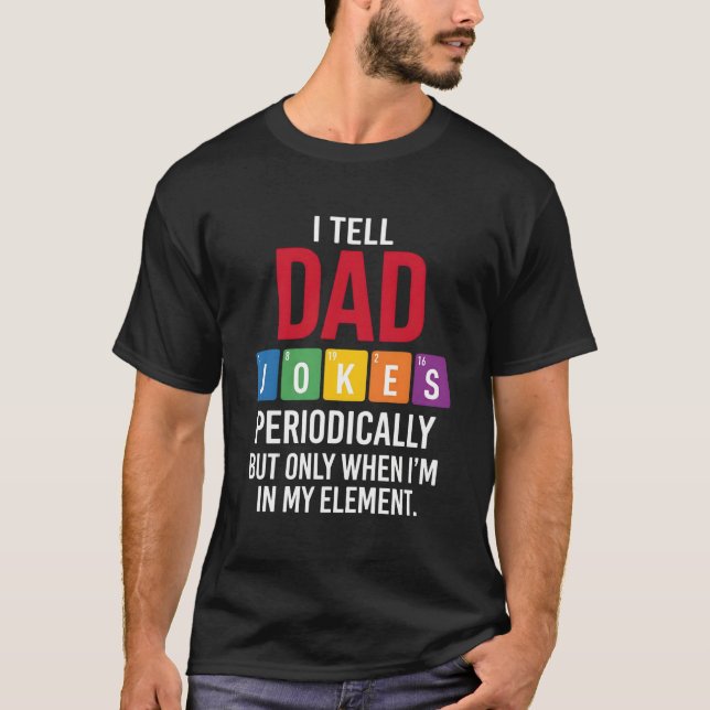 Camiseta piadas de pai engraçadas Dizer Piadas de Pai Perio (Frente)