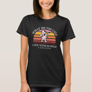 Camiseta Piadas de Pai Fazendeiro de Vacas Hilárias Animais